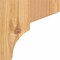 Ekena Millwork Monterey Smooth Corbel, Western Red Cedar, 3 1/2"W x 6"D x 6"H COR04X06X06MON00SWR - alternate 2